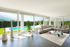 Modern house, interior, beautiful living room